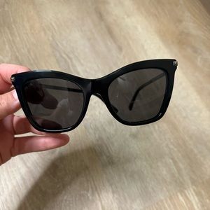 Valentino Black Cat Eye Sunglasses